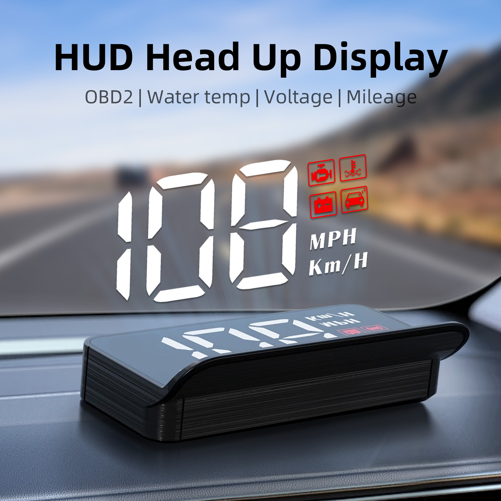 Car Heads Up Display Navigation - M3 HUD Obd2 Display On-board Computer