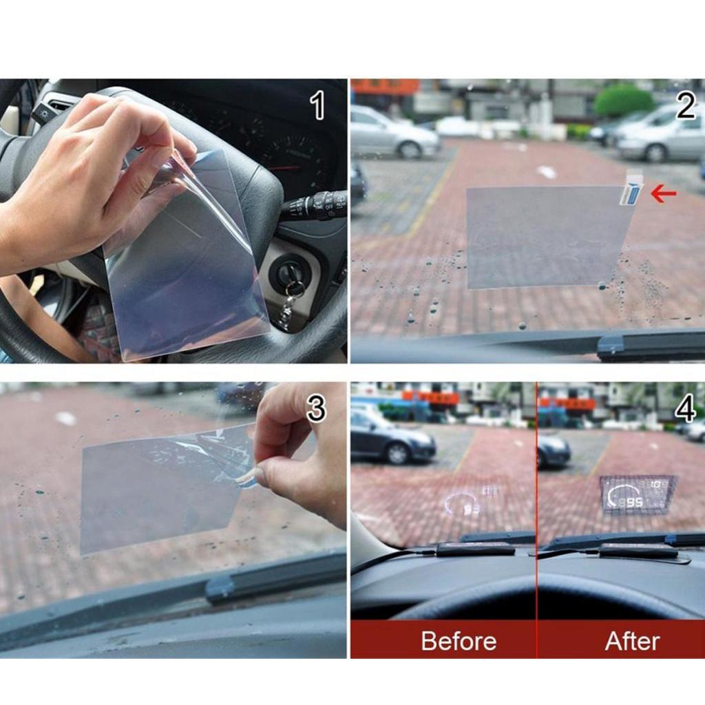 Hud Reflection Film Windshield - Anti Glare Car HUD Projector Reflective