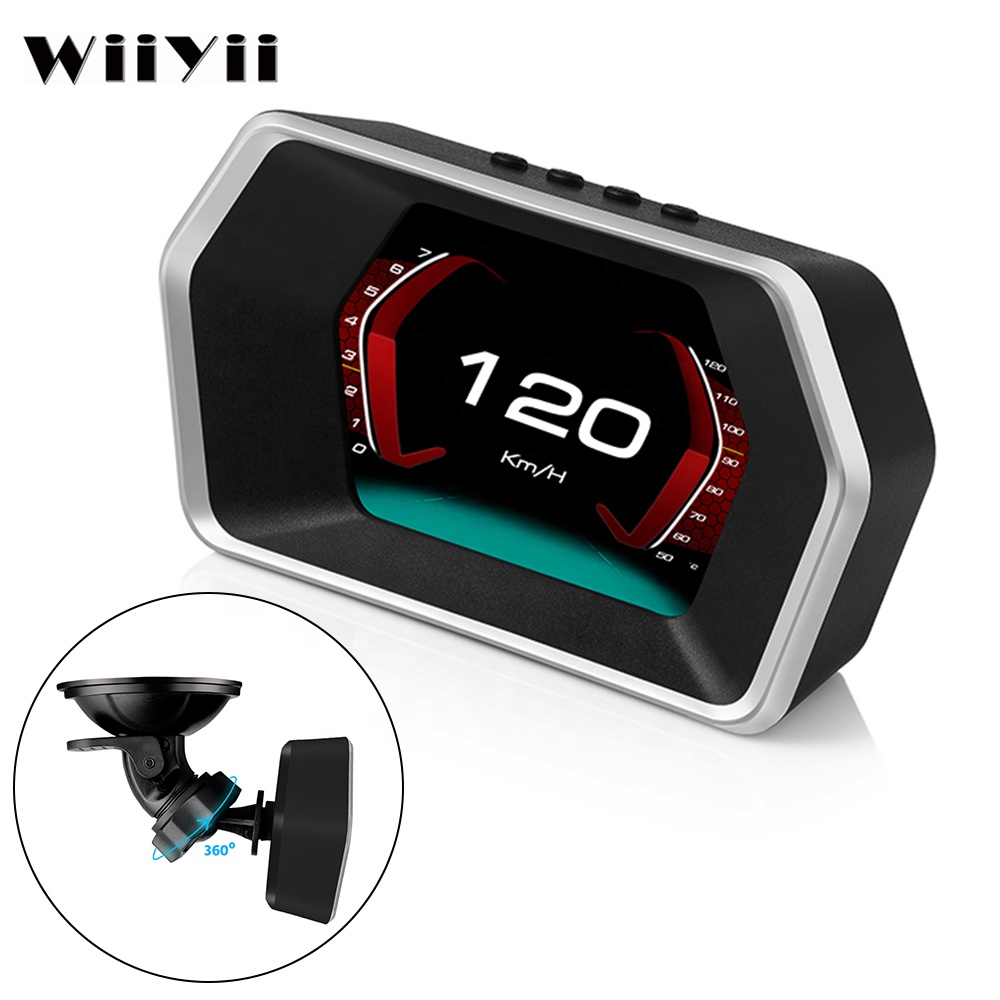 Hud Obd2 Multi Function Alarm - Cars P17 OBD2 Gauge PSI Universal
