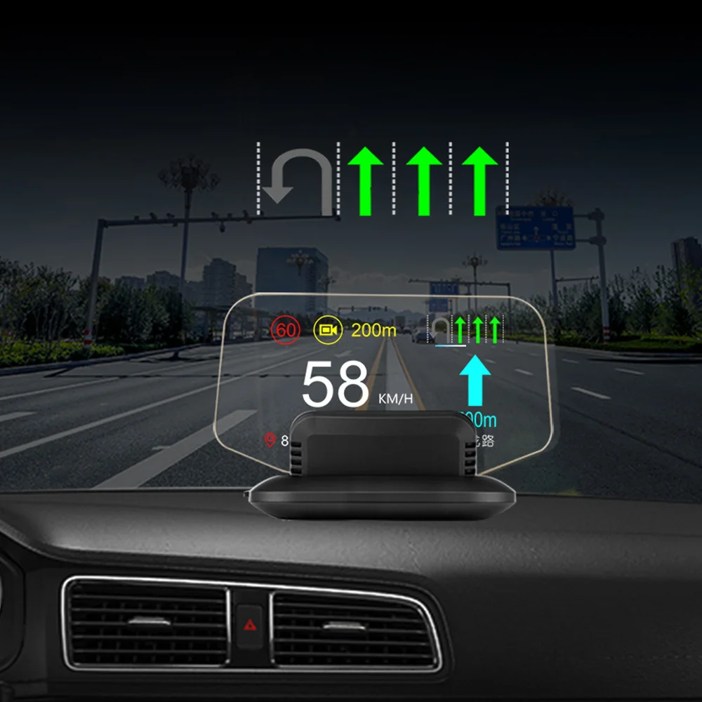 Car Heads Up Display Navigation - HUD C1 Navigation Head Up Display