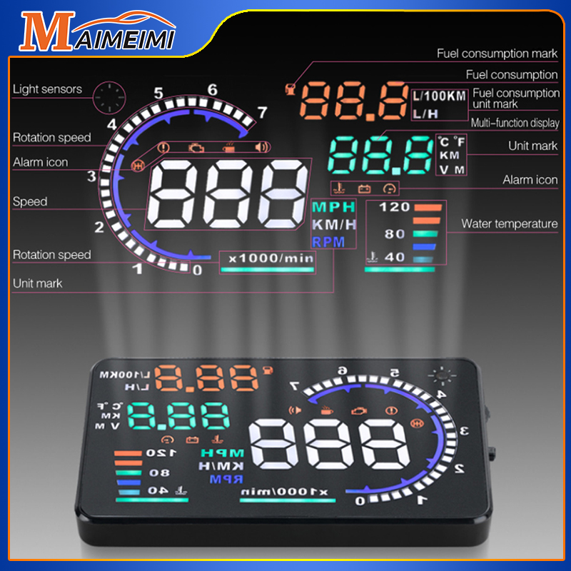 Obd2 Hud Speedometer Projector - OBD2 HUD Car Head Up Display