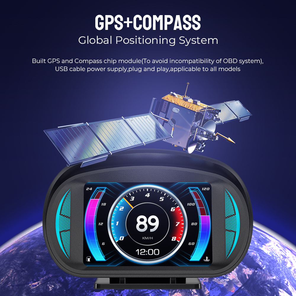 P2 OBD2 HUD Car Head Up Displa - огляд і ціна Car Hud Head Up Display Gps