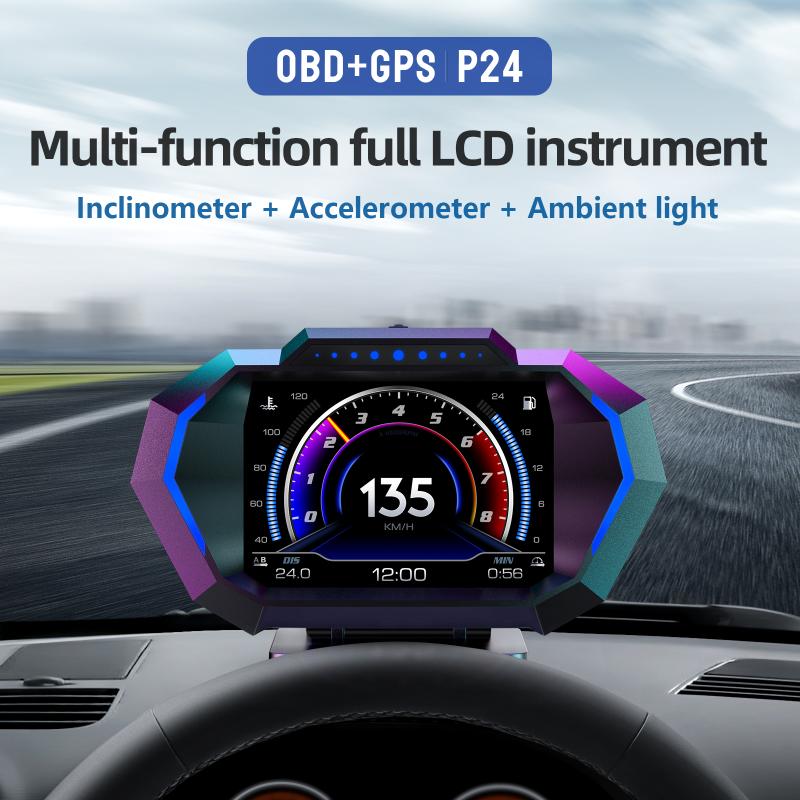 OBD2 + GPS HUD P24 OBD Head Up - огляд і ціна Car Hud Head Up Display Gps