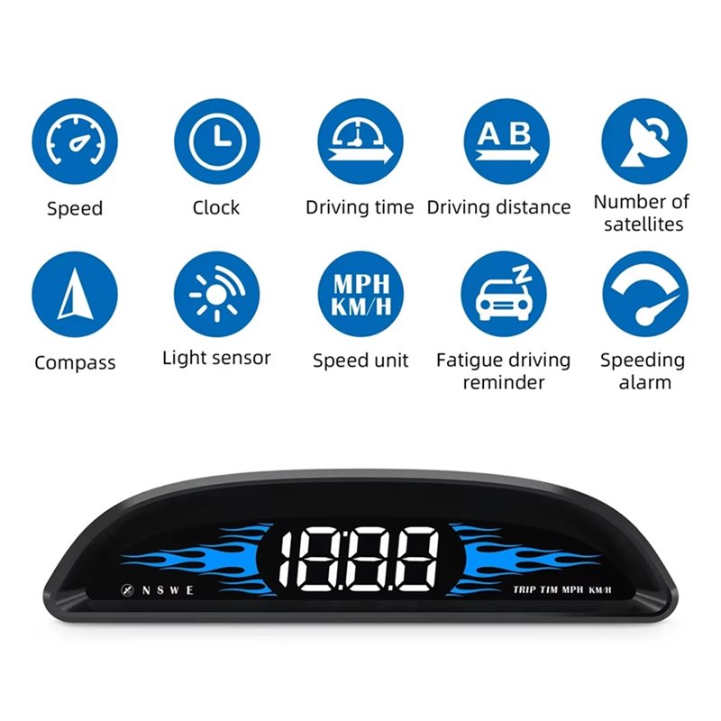 Universal OBD Car Head Up Disp - огляд і ціна Hud Speedometer Digital Universal