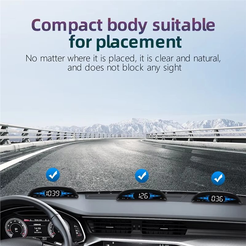 Universal OBD Car Head Up Disp - огляд і ціна Hud Speedometer Digital Universal