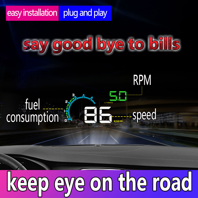Plug Play with Multi-alarms D3 - огляд і ціна Hud Obd2 Multi Function Alarm
