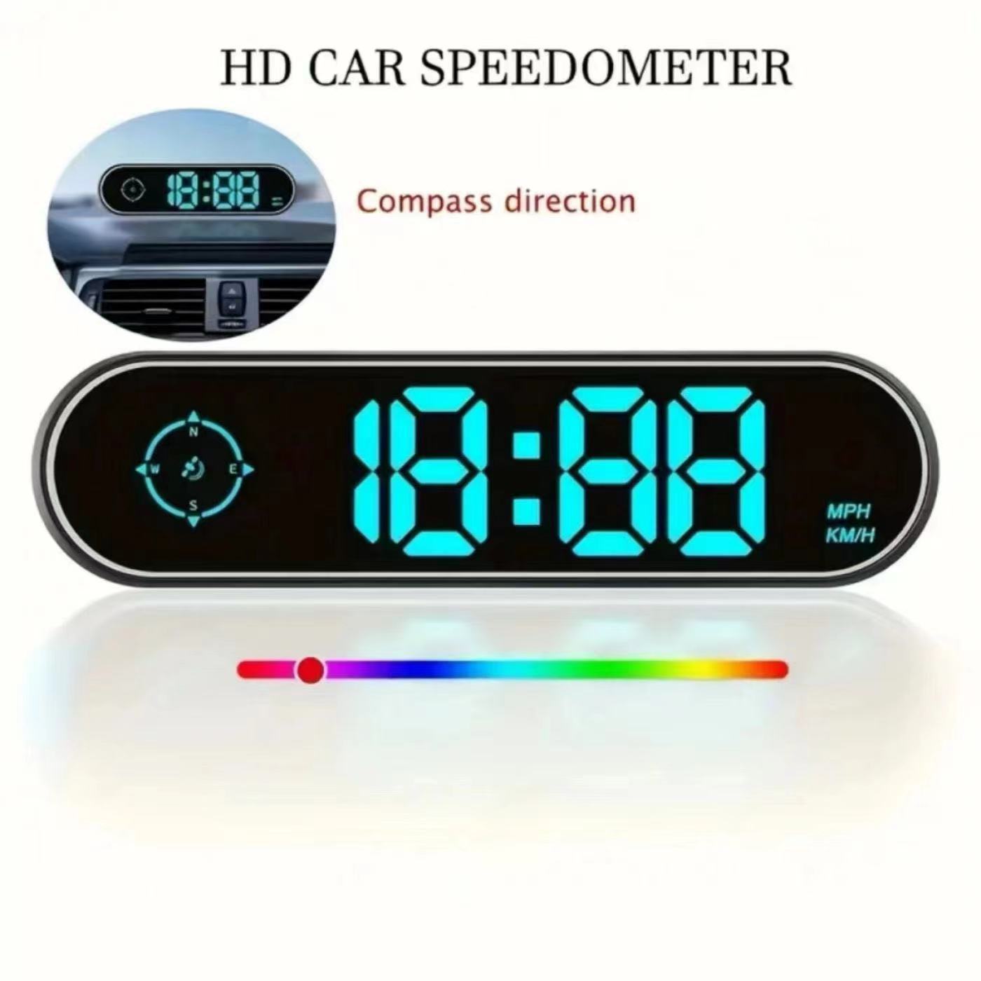 Multicolor Car HUD GPS Speedom - огляд і ціна Hud Speedometer Digital Universal