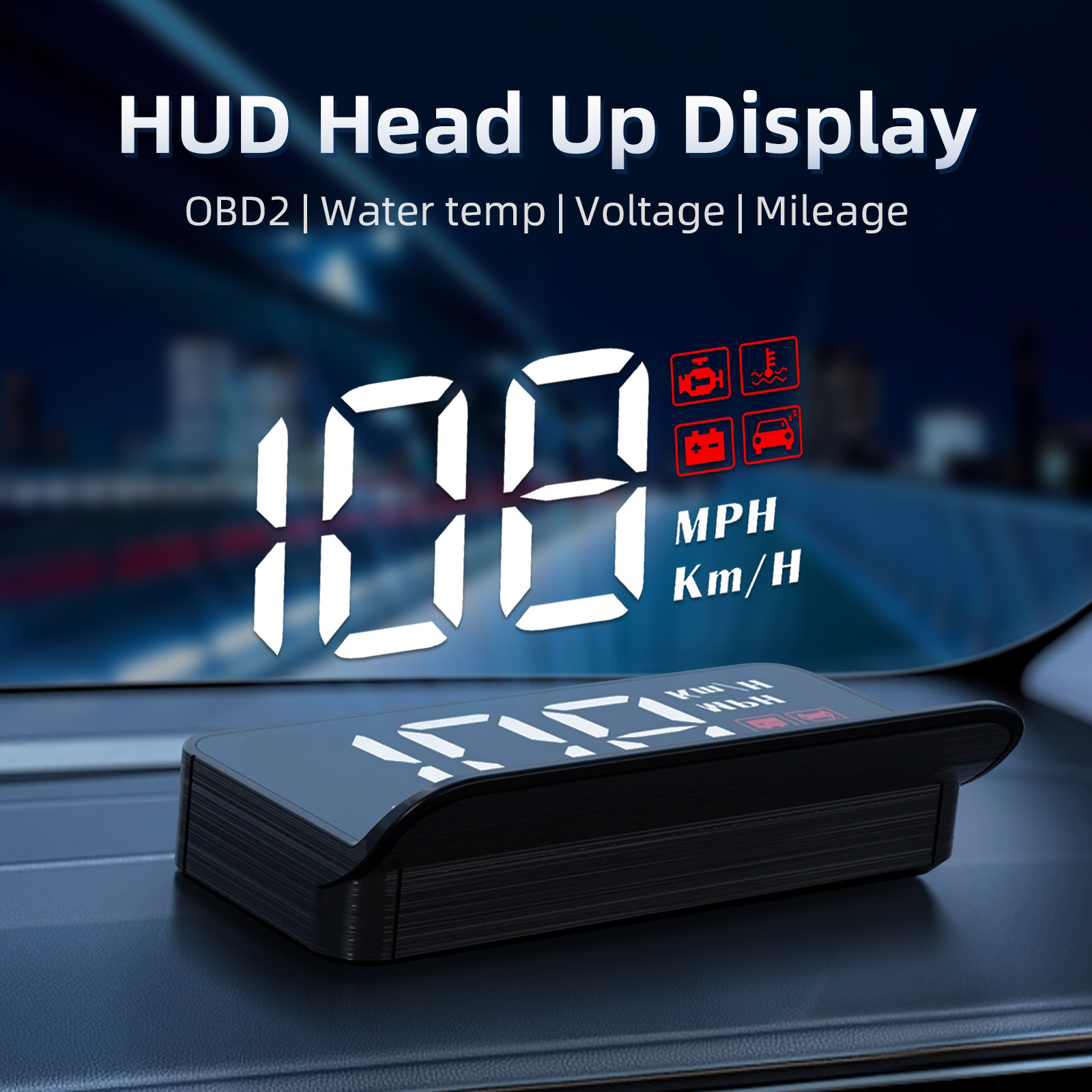 M3 HUD Obd2 Head-Up Display Di - огляд і ціна Obd2 Hud Speedometer Projector