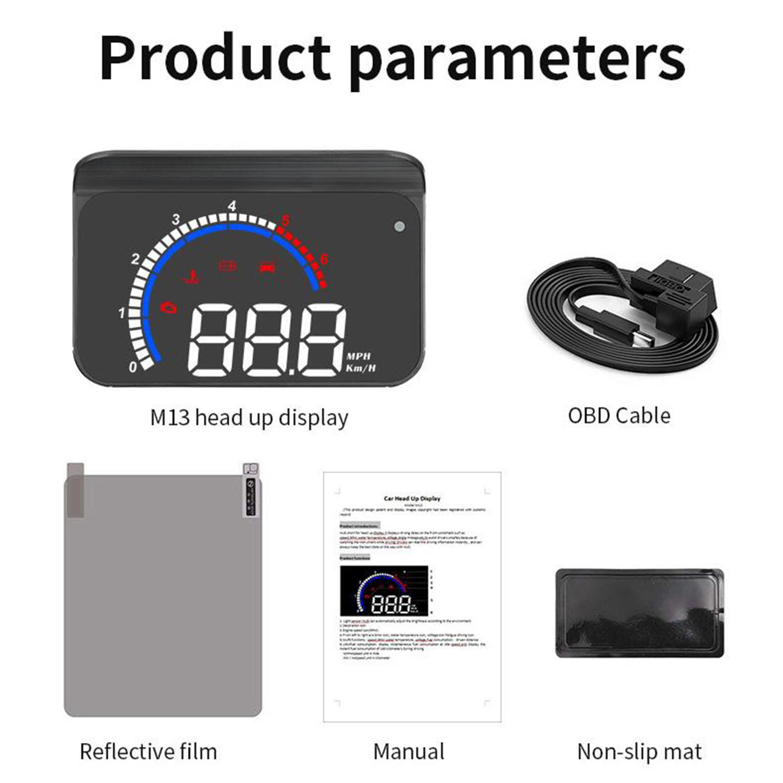 Car Monitor Digital Dashboard  - огляд і ціна Hud Speedometer Digital Universal