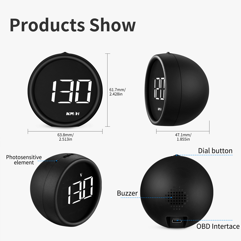 B1OBD2 EOBD HUD Car Head Up Di - огляд і ціна Hud Obd2 Multi Function Alarm