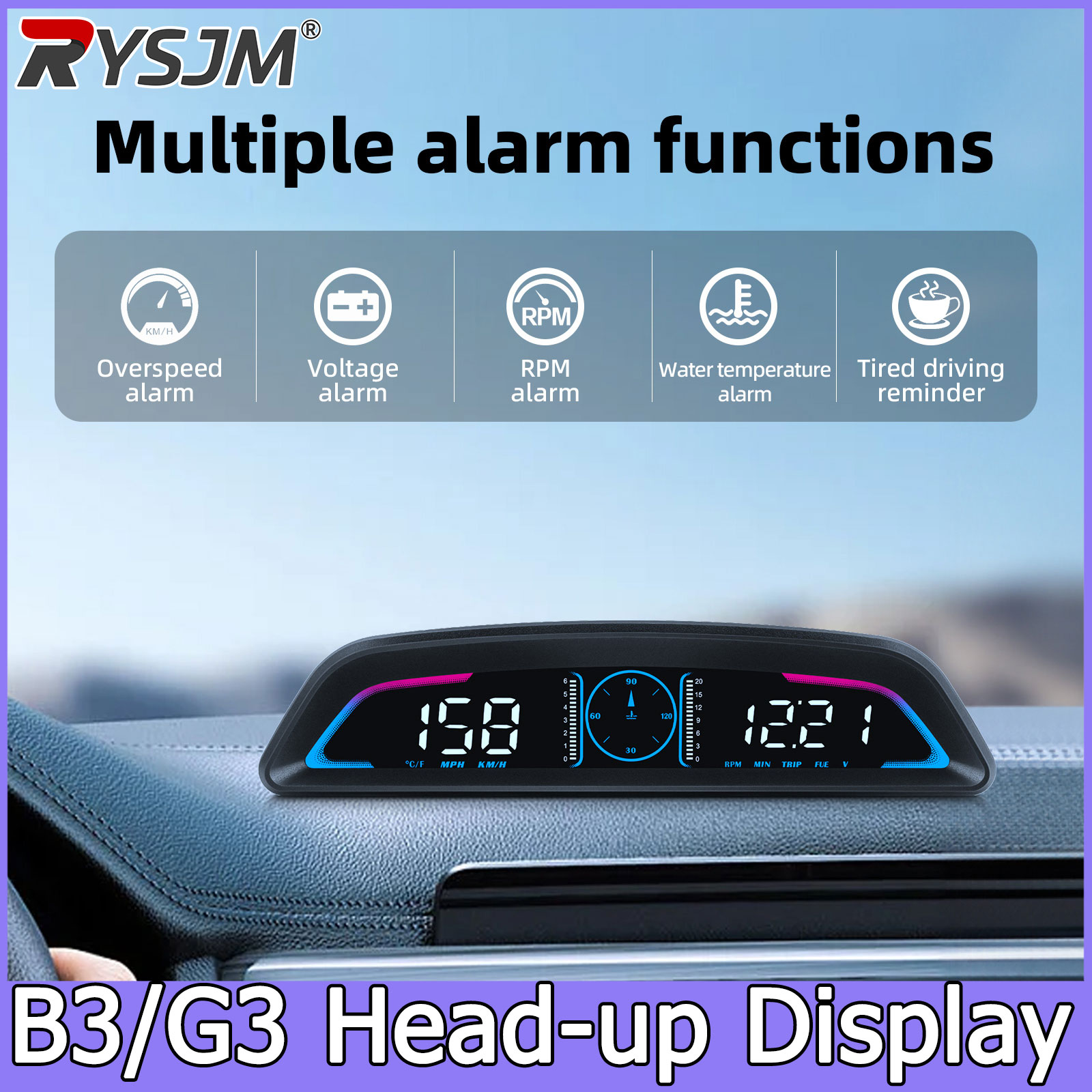 G3 GPS / B3 OBD HUD Digital Ca - огляд і ціна Car Heads Up Display Navigation