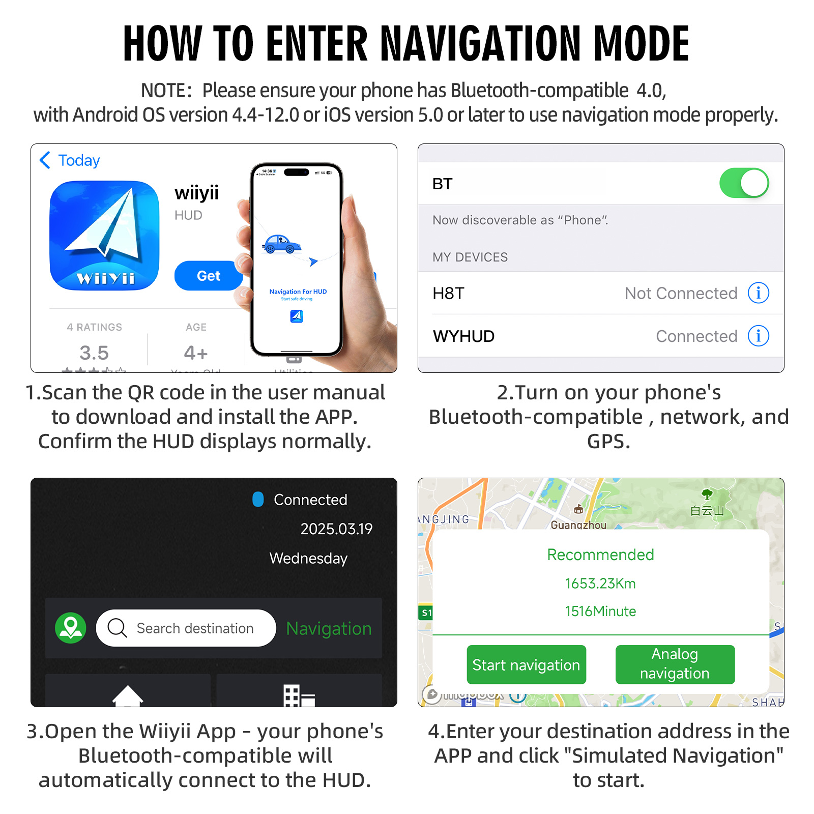 HUD C1 Navigation Head Up Disp - огляд і ціна Car Heads Up Display Navigation