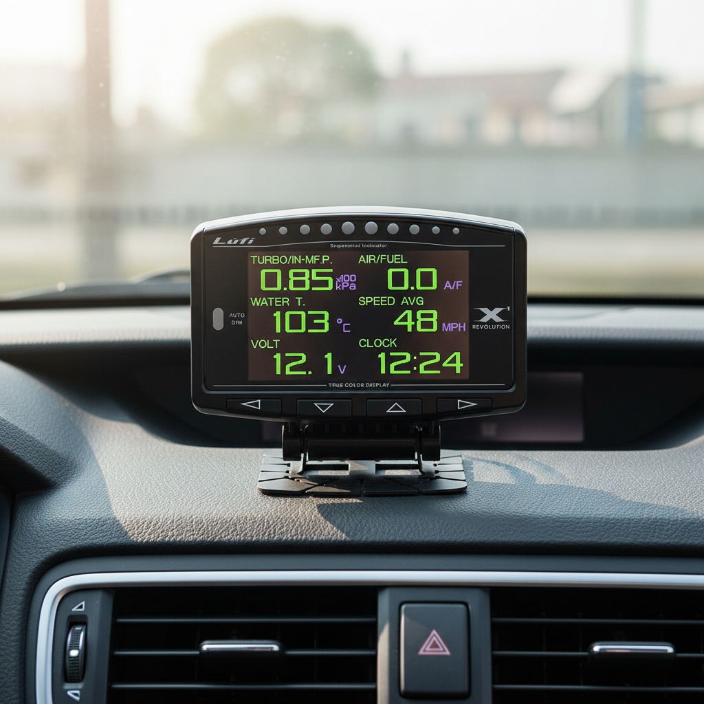 Lufi X1 OBD2 Digital Gauge Tur - огляд і ціна Hud Display With Tire Pressure