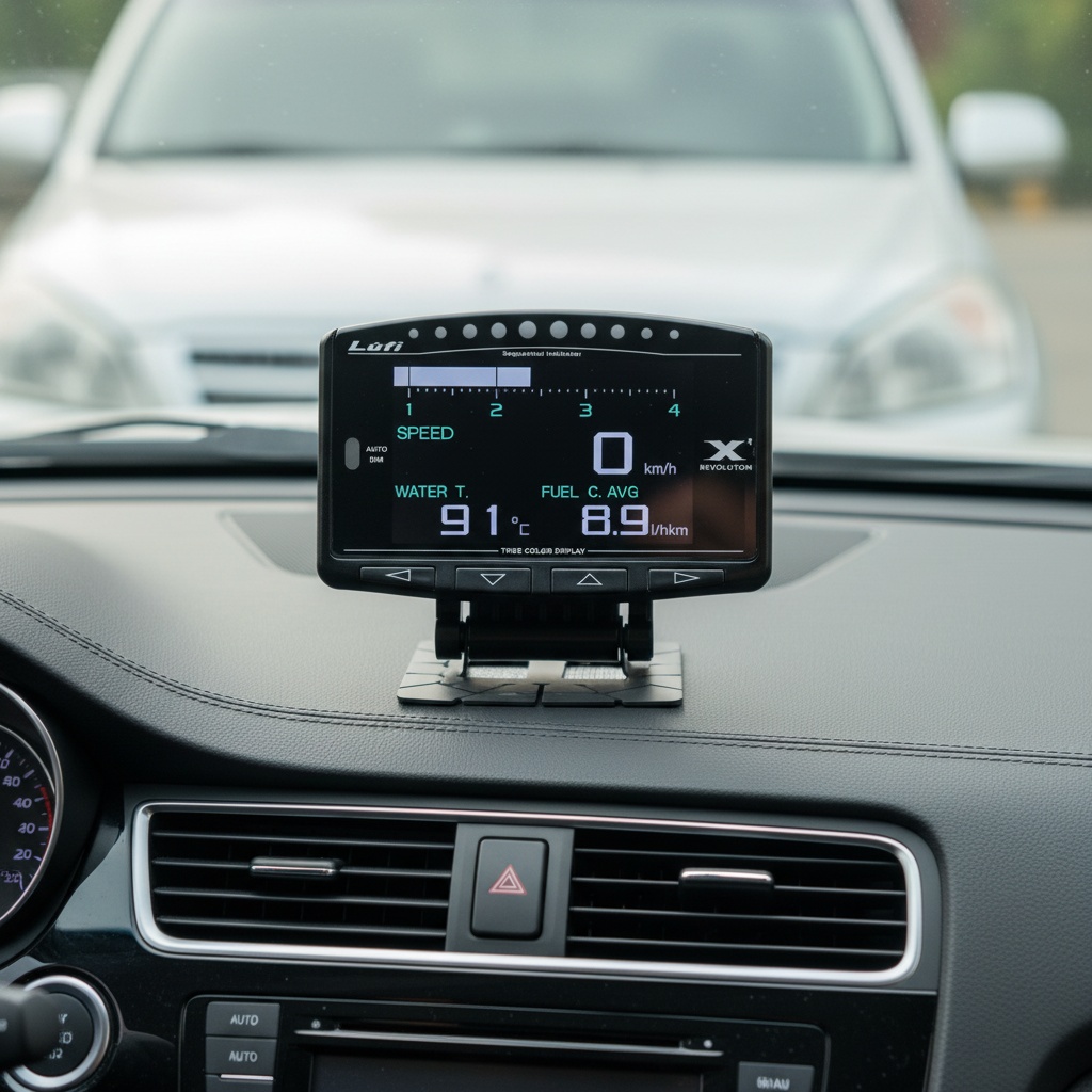 Lufi X1 OBD2 Digital Gauge Tur - огляд і ціна Hud Display With Tire Pressure