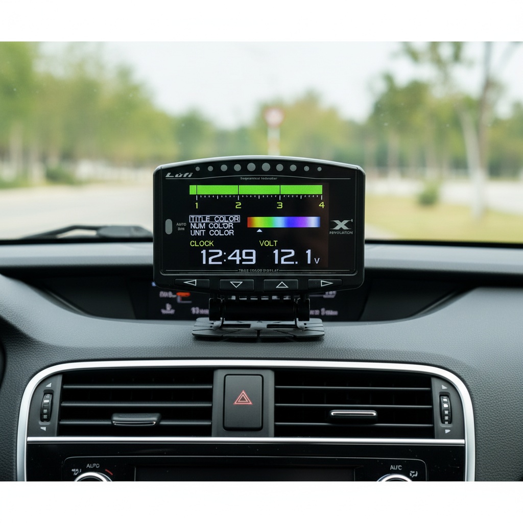 Lufi X1 OBD2 Digital Gauge Tur - огляд і ціна Hud Display With Tire Pressure