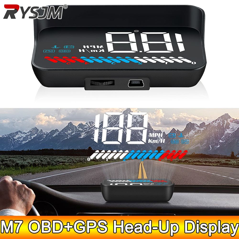 AD Head Up Display M7 OBD GPS  - огляд і ціна Car Hud Head Up Display Gps