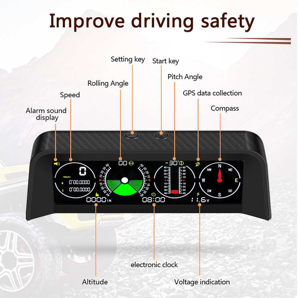 X90 Car Intelligent Head-up Di - огляд і ціна Hud Display With Tire Pressure