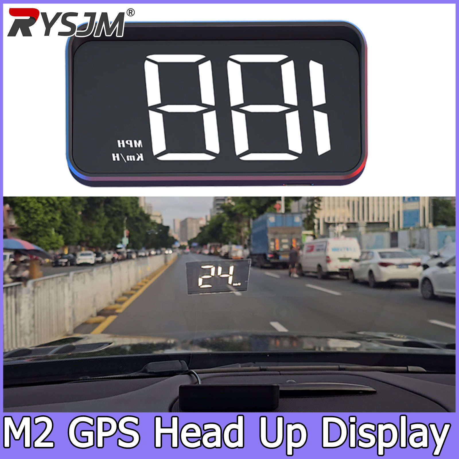 M2 Head Up Display Car GPS Spe - огляд і ціна Car Heads Up Display Navigation