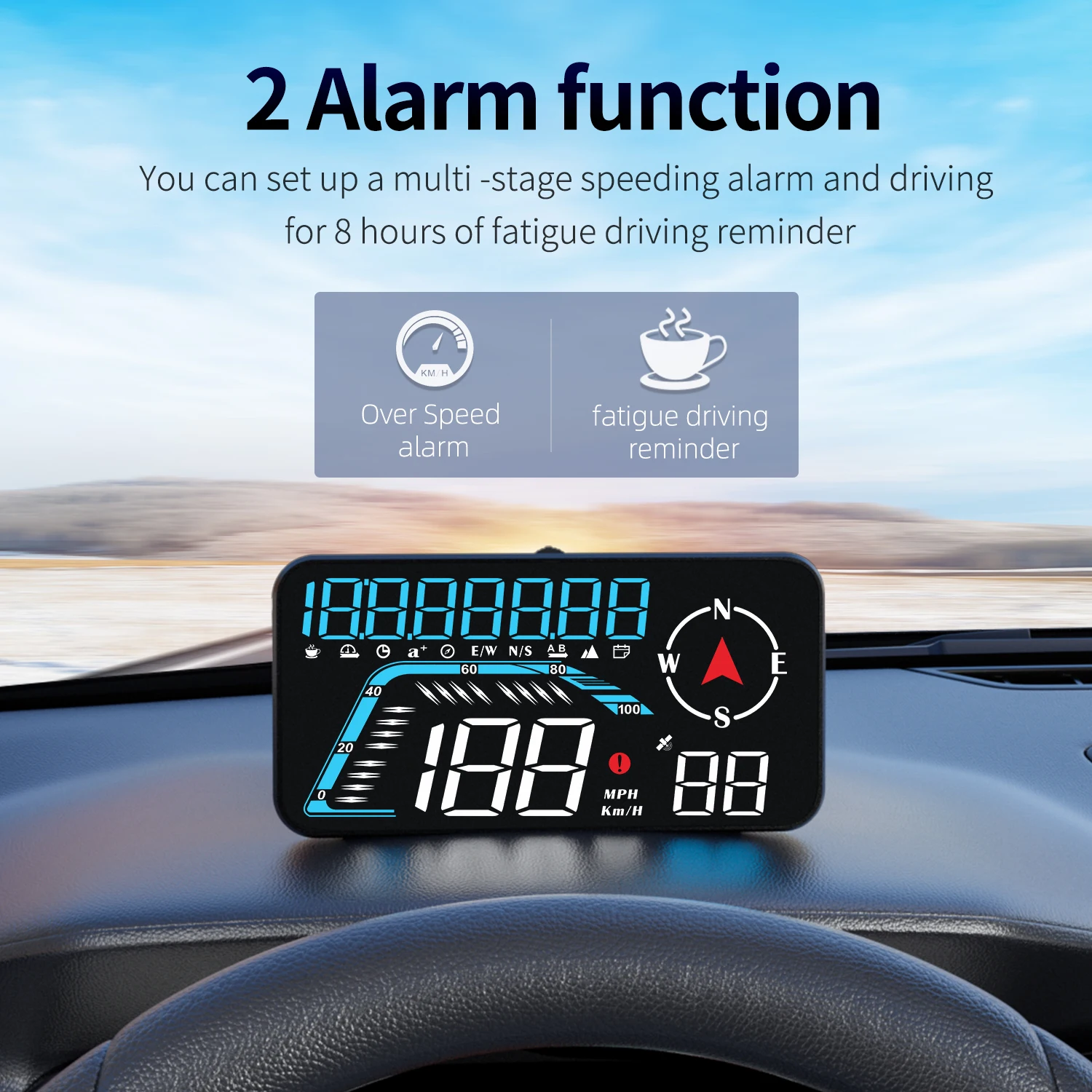 New G12 USB Plug Play GPS Head - огляд і ціна Car Hud Head Up Display Gps