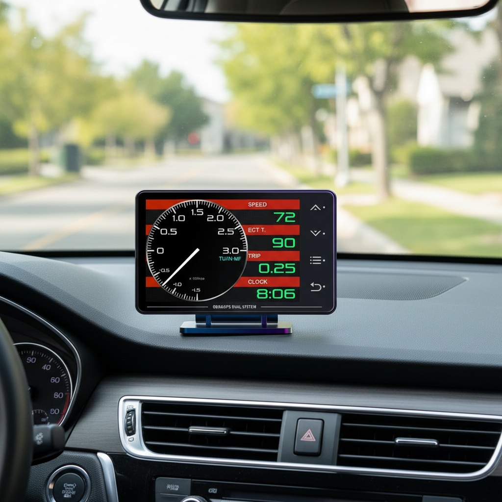 XS Gauge OBD2+ GPS Head-up Dis - огляд і ціна Hud Display With Tire Pressure