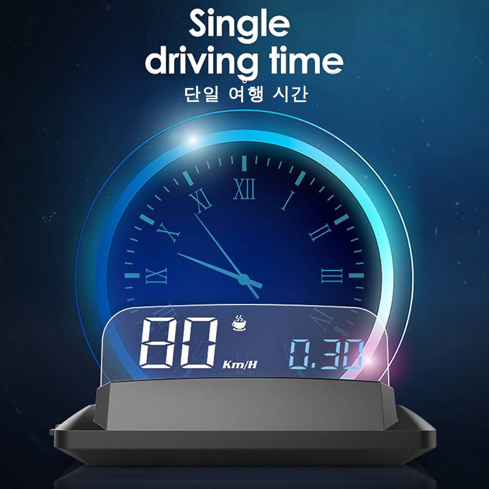 Car GPS Digital Speedometer KM - огляд і ціна Car Heads Up Display Navigation