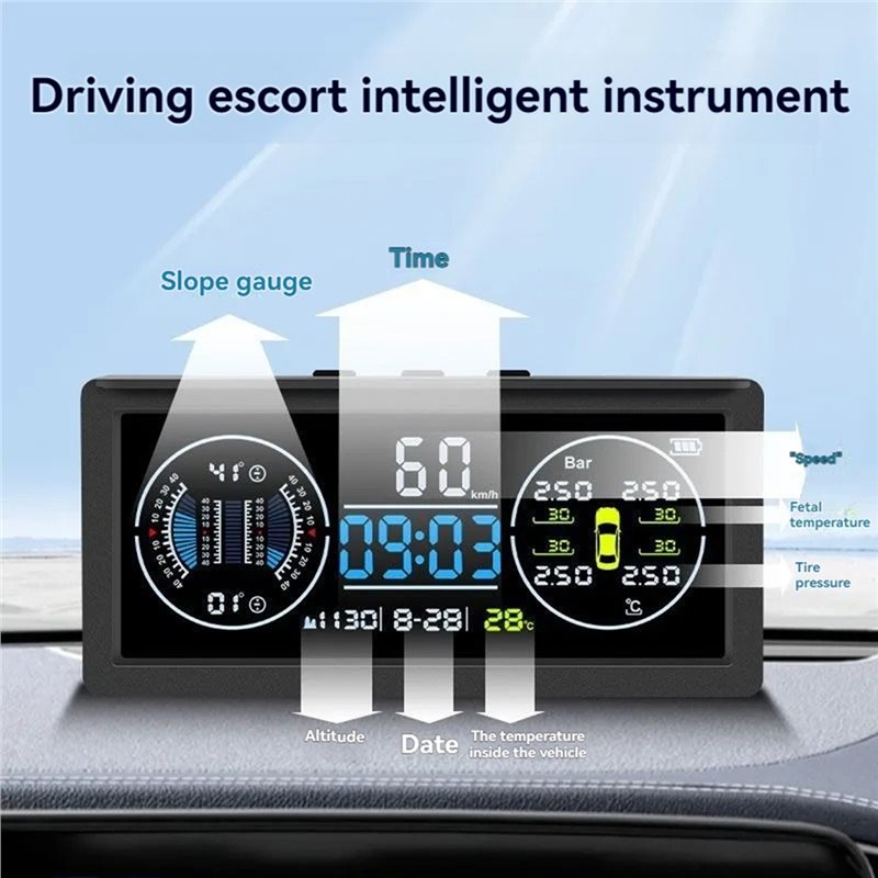 High-Precision Tire Pressure M - огляд і ціна Hud Display With Tire Pressure