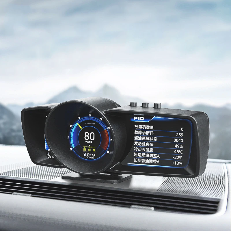 A600 Car HUD Multi-Function Da - огляд і ціна Hud Obd2 Multi Function Alarm