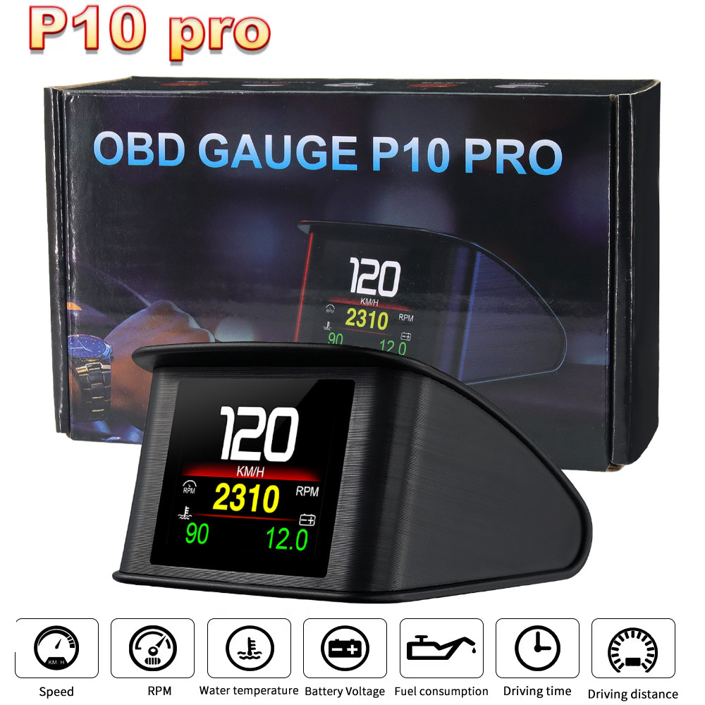 HD P10-PRO OBD2 HUD Car Head U - огляд і ціна Obd2 Hud Speedometer Projector