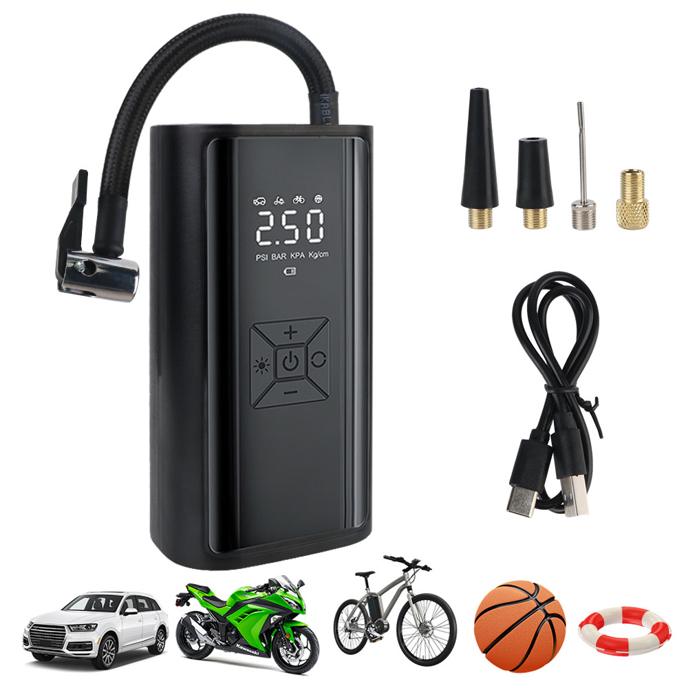 Digital Air Pump With LED Ligh - огляд і ціна Hud Display With Tire Pressure