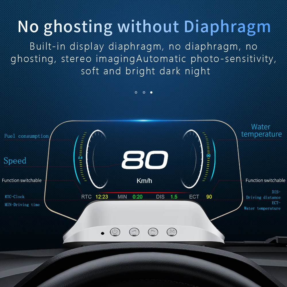 QC Navigation Projection C3 Ca - огляд і ціна Car Hud Head Up Display Gps