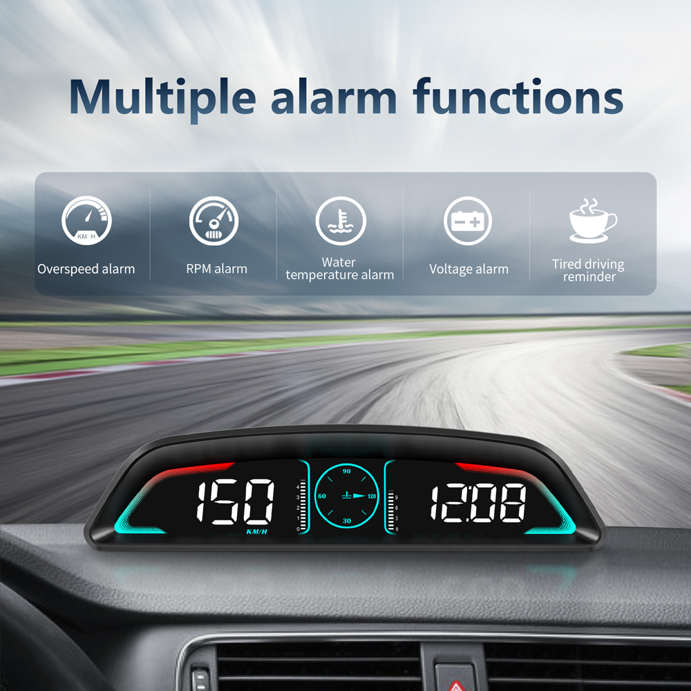 B3 OBD2 HUD Multifunctional Di - огляд і ціна Hud Obd2 Multi Function Alarm