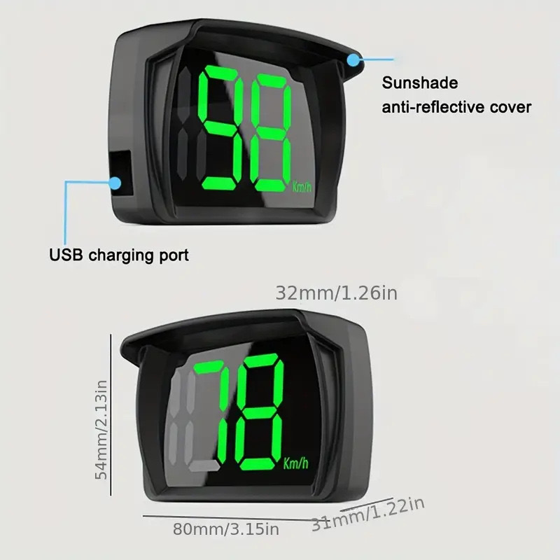 Universal Digital Car GPS Spee - огляд і ціна Hud Speedometer Digital Universal