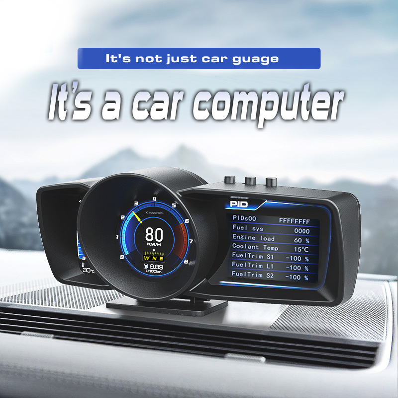 Newest Car Universal HUD OBD2+ - огляд і ціна Hud Obd2 Multi Function Alarm
