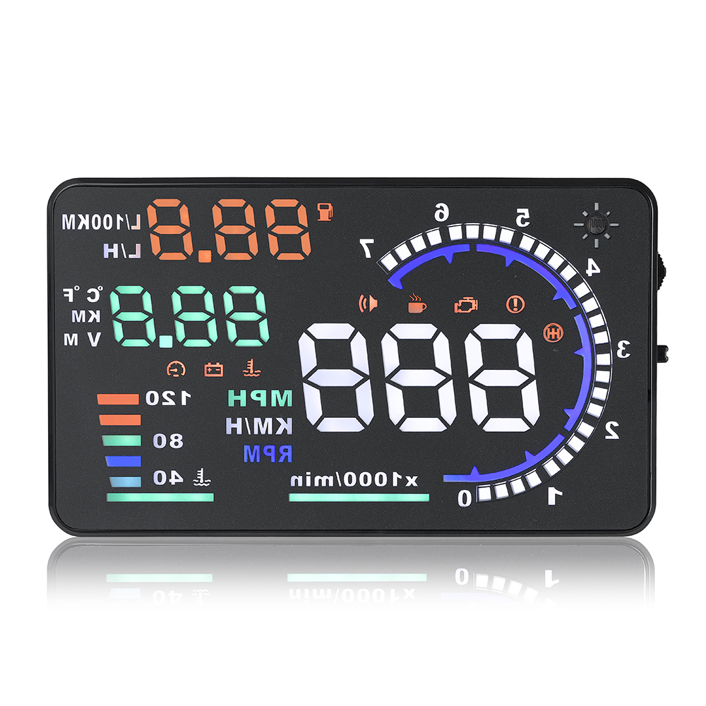 A8 Car HUD Head Up Display OBD - огляд і ціна Obd2 Hud Speedometer Projector