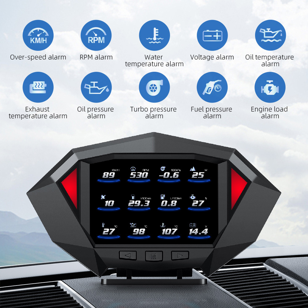 Car HUD P1 OBD2 Head Up Displa - огляд і ціна Obd2 Hud Speedometer Projector